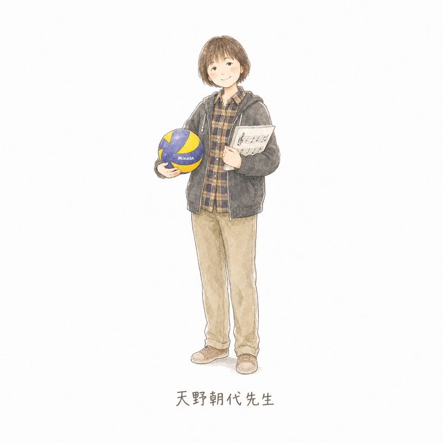 天野朝代先生(イラスト)