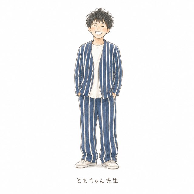 岩井智宏先生(イラスト)